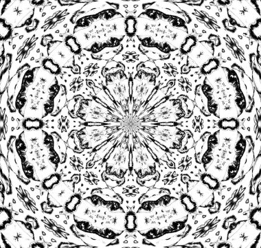 Soyut arkaplan. Monokrom dokusu. Siyah ve beyaz desenli arkaplan. 