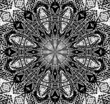 Soyut arkaplan. Monokrom dokusu. Siyah ve beyaz desenli arkaplan. 