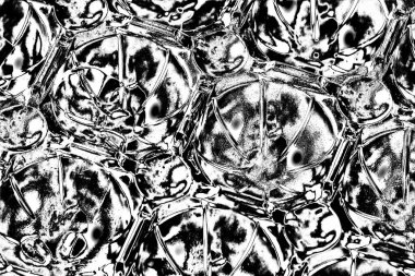 Soyut arkaplan. Monokrom dokusu. Siyah ve beyaz desenli arkaplan. 