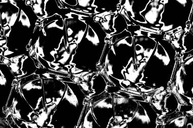 Soyut arkaplan. Monokrom dokusu. Siyah ve beyaz desenli arkaplan. 