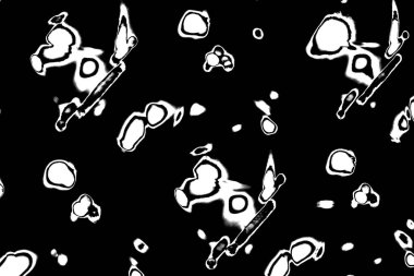 Soyut arkaplan. Monokrom dokusu. Siyah ve beyaz desenli arkaplan. 