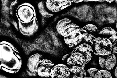 Soyut arkaplan. Monokrom dokusu. Siyah ve beyaz desenli arkaplan. 