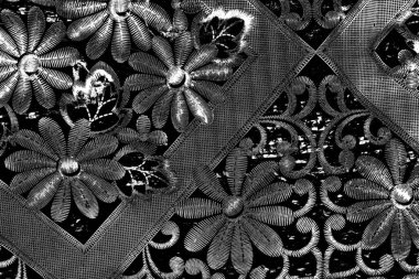 Soyut arkaplan. Monokrom dokusu. Siyah ve beyaz desenli arkaplan. 