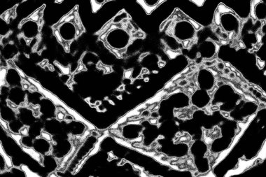 Soyut arkaplan. Monokrom dokusu. Siyah ve beyaz desenli arkaplan. 