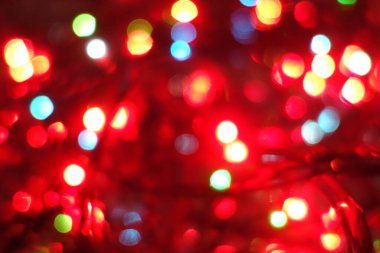 Gece lambaları. Kasıtlı hareket bulanıklığı