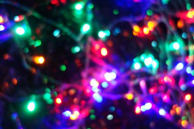 Gece lambaları. Kasıtlı hareket bulanıklığı