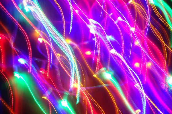Chaotic Lights Motion Blur Out Focus Abstract Background — Stock Photo, Image