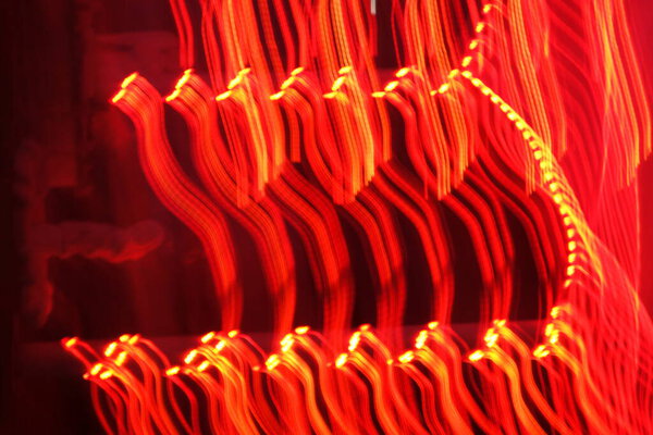 Хаотические огни в движении размыты - абстрактный фон
. 