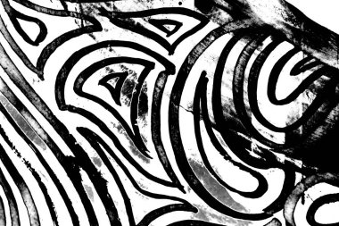 Soyut arkaplan. Monokrom dokusu. Siyah ve beyaz desenli arkaplan. 