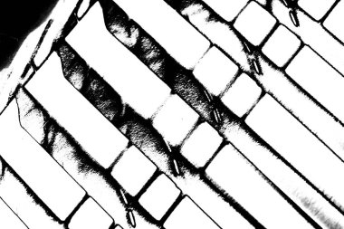 Soyut arkaplan. Monokrom dokusu. Siyah ve beyaz desenli arkaplan. 