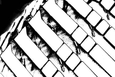 Soyut arkaplan. Monokrom dokusu. Siyah ve beyaz desenli arkaplan. 