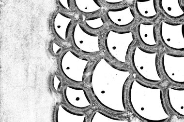 Soyut arkaplan. Monokrom dokusu. Siyah ve beyaz desenli arkaplan. 