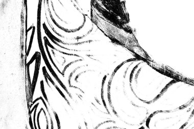 Soyut arkaplan. Monokrom dokusu. Siyah ve beyaz desenli arkaplan. 