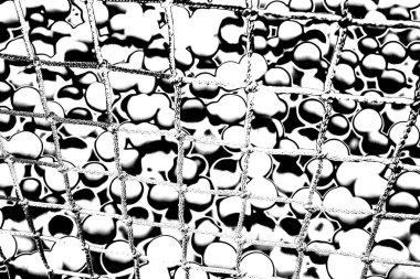 Soyut arkaplan. Monokrom dokusu. Siyah ve beyaz desenli arkaplan. 