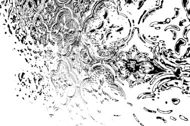 Soyut arkaplan. Monokrom dokusu. Siyah ve beyaz desenli arkaplan. 