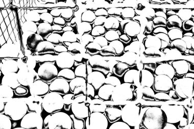 Soyut arkaplan. Monokrom dokusu. Siyah ve beyaz desenli arkaplan. 