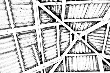 Soyut arkaplan. Monokrom dokusu. Siyah ve beyaz desenli arkaplan. 