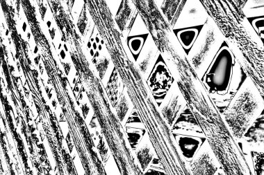 Soyut arkaplan. Monokrom dokusu. Siyah ve beyaz desenli arkaplan. 