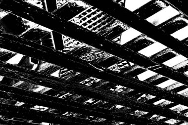 Soyut arkaplan. Monokrom dokusu. Siyah ve beyaz desenli arkaplan. 