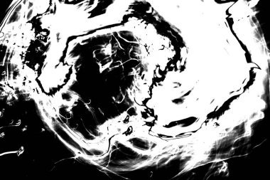 Hareket halindeki kaotik ışıklar odak noktasını bulanıklaştırır - soyut fotoğraf arkaplanı.