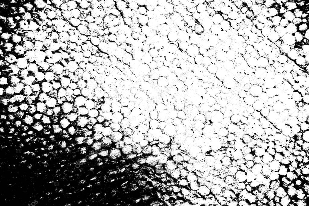 Abstract background. Monochrome texture. Black and white textured background