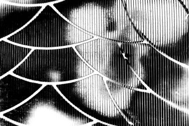 Soyut arkaplan. Monokrom dokusu. Siyah ve beyaz desenli arkaplan