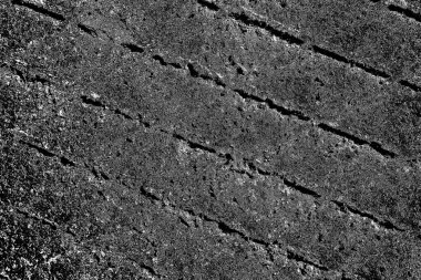 Çizik ve çatlaklarla metal doku