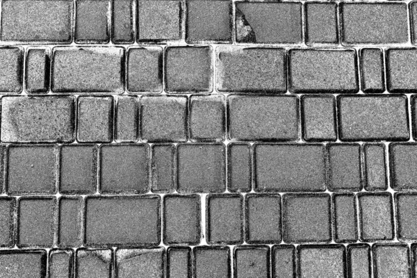 Pavement Texture Black White Background — Stock Photo, Image