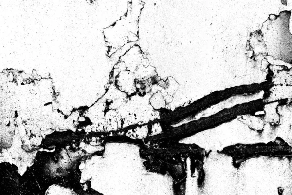 Peeling Paint Rusting Metal Rough Texture Black White Abstract Background — Stock Photo, Image