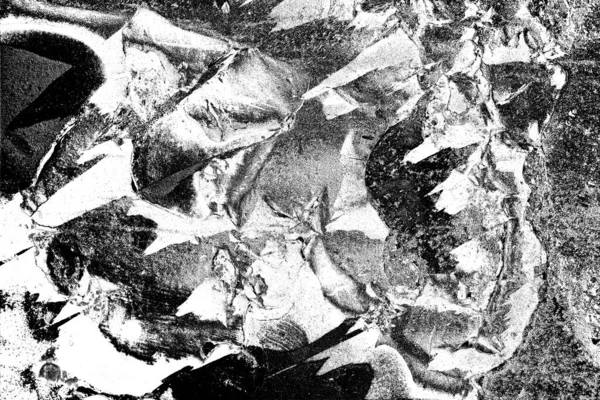 Peeling Verf Roesten Metaal Ruwe Textuur Zwart Wit Abstracte Achtergrond — Stockfoto
