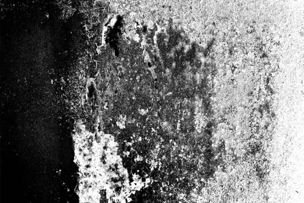 Ξεφλούδισμα Χρώμα Σκουριασμένο Μέταλλο Τραχιά Υφή Μαύρο Και Άσπρο Αφηρημένο — Φωτογραφία Αρχείου