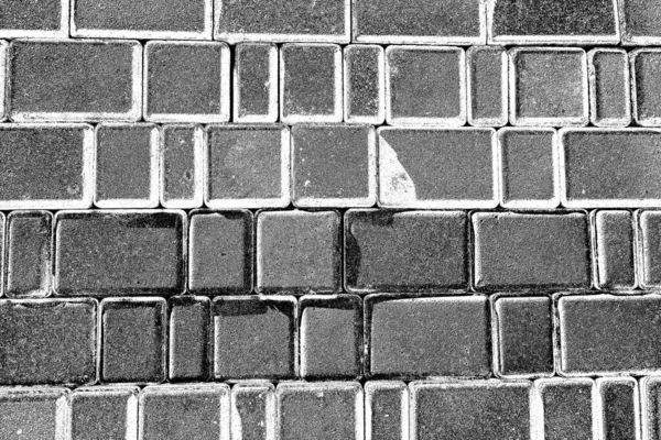 Pavement Texture Black White Background — Stock Photo, Image