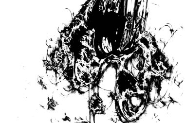 Soyut arkaplan. Monokrom dokusu. Siyah ve beyaz desenli arkaplan.      