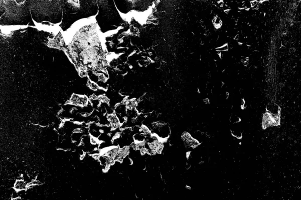 Dökülen Boya Paslı Metal Dokusu Siyah Beyaz Soyut Arkaplan — Stok fotoğraf
