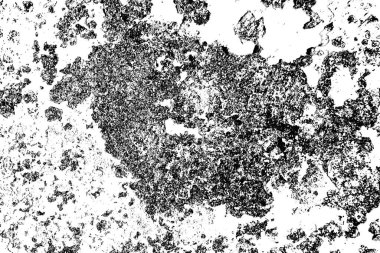 Dökülen boya paslı metal dokusu, siyah ve beyaz soyut arkaplan