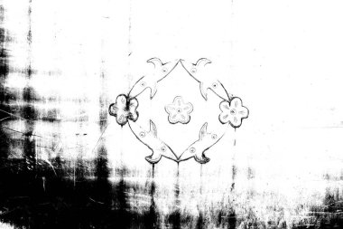 Çizik ve çatlaklarla metal doku