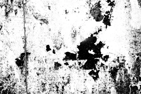 Peeling Paint Rusting Metal Rough Texture Black White Abstract Background — Stock Photo, Image