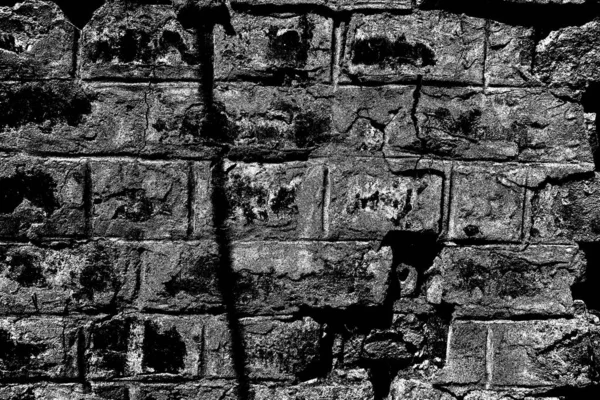 Oude Muur Textuur Zwart Wit Abstracte Achtergrond — Stockfoto