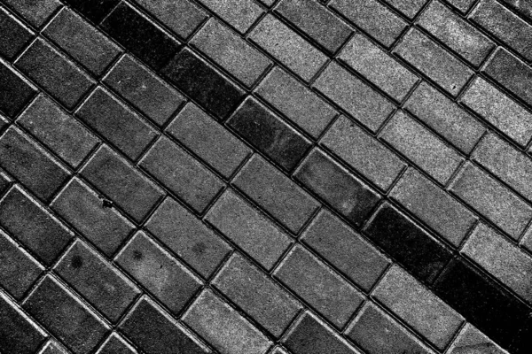 Pavement Texture Black White Abstract Background — Stock Photo, Image