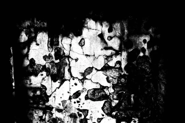 Texture Murale Ancienne Fond Abstrait Noir Blanc — Photo
