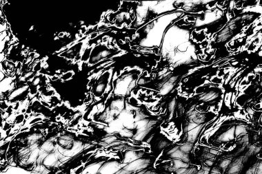 Moriol bulanıklığında kaotik ışıklar odak dışı - soyut fotoğraf arkaplanı.