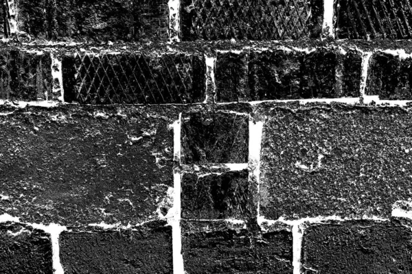 旧墙体纹理 黑白抽象背景 — 图库照片