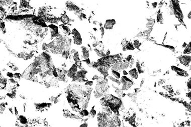 İnşaat çöpü, siyah beyaz soyut arkaplan