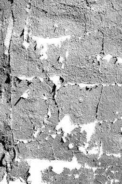 Soyut eski duvar dokusu. Siyah ve beyaz desenli arkaplan