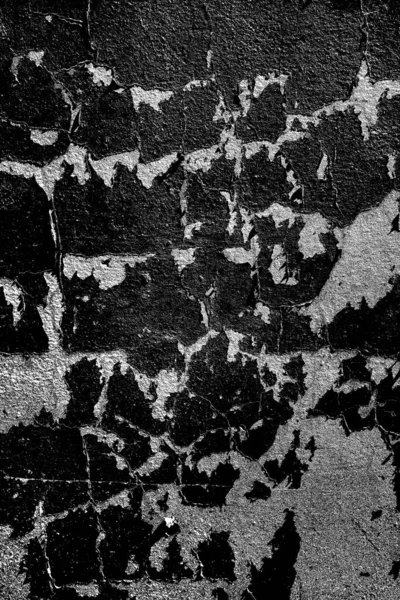 Texture Murale Ancienne Abstraite Fond Texturé Noir Blanc — Photo