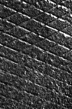 Çizik ve çatlaklarla metal doku