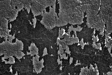 Soyut eski duvar dokusu. Siyah ve beyaz desenli arkaplan  