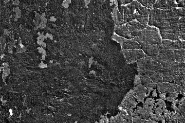 Soyut eski duvar dokusu. Siyah ve beyaz desenli arkaplan  