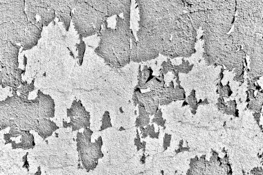 Soyut eski duvar dokusu. Siyah ve beyaz desenli arkaplan   