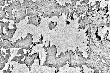 Soyut eski duvar dokusu. Siyah ve beyaz desenli arkaplan   